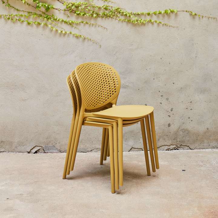 Bailey Stacking Dining Chair (Set of 4) - Ginger lifestyle