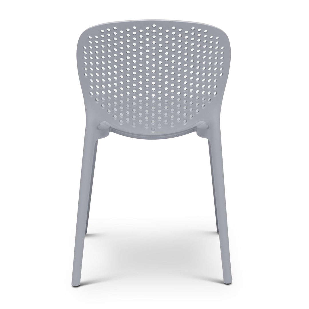 Bailey Stacking Dining Chair (Set of 4) - Light Grey