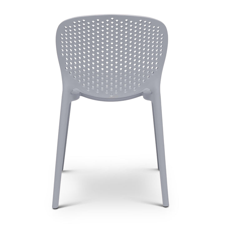 Bailey Stacking Dining Chair (Set of 4) - Light Grey
