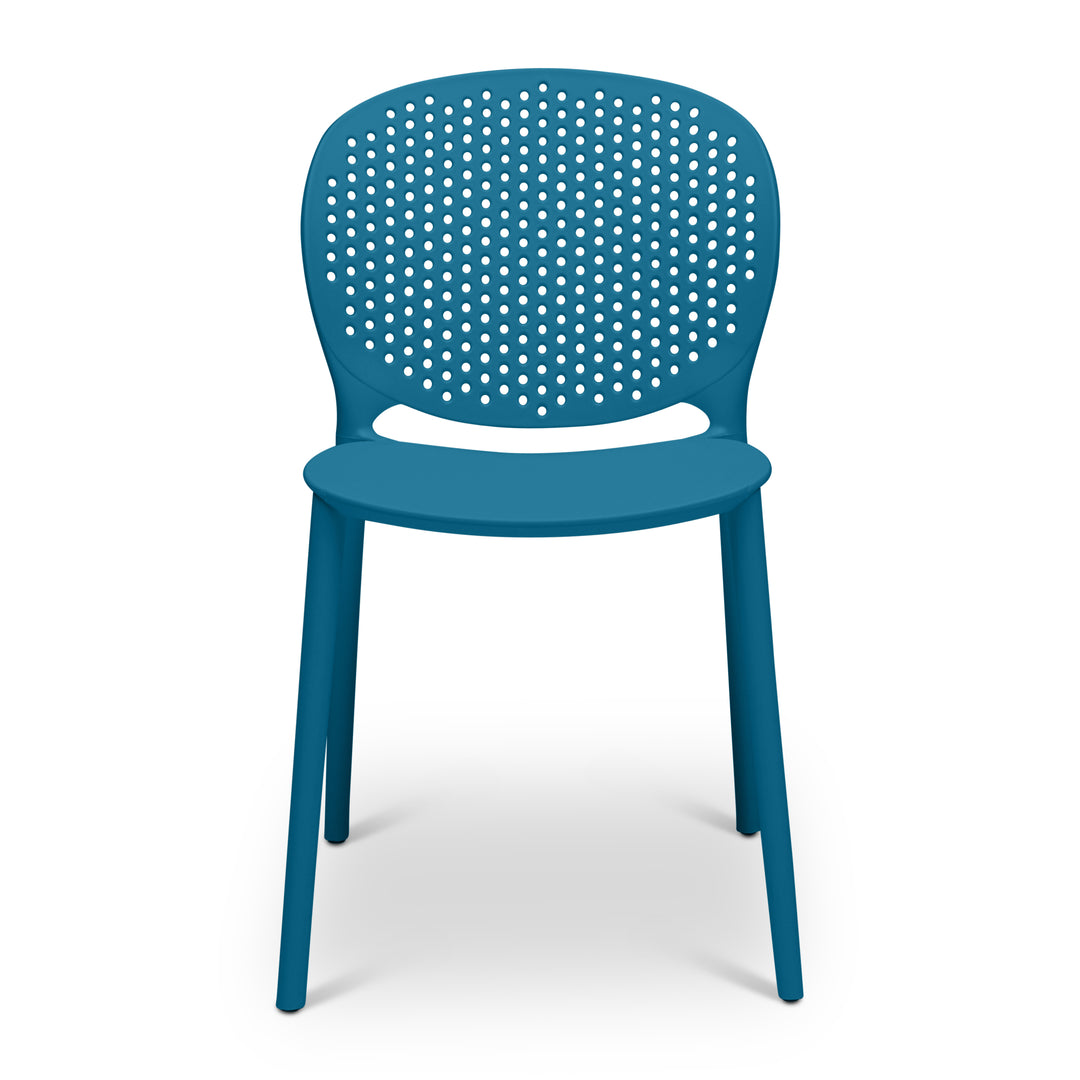 Bailey Stacking Dining Chair (Set of 4) - Navy Green