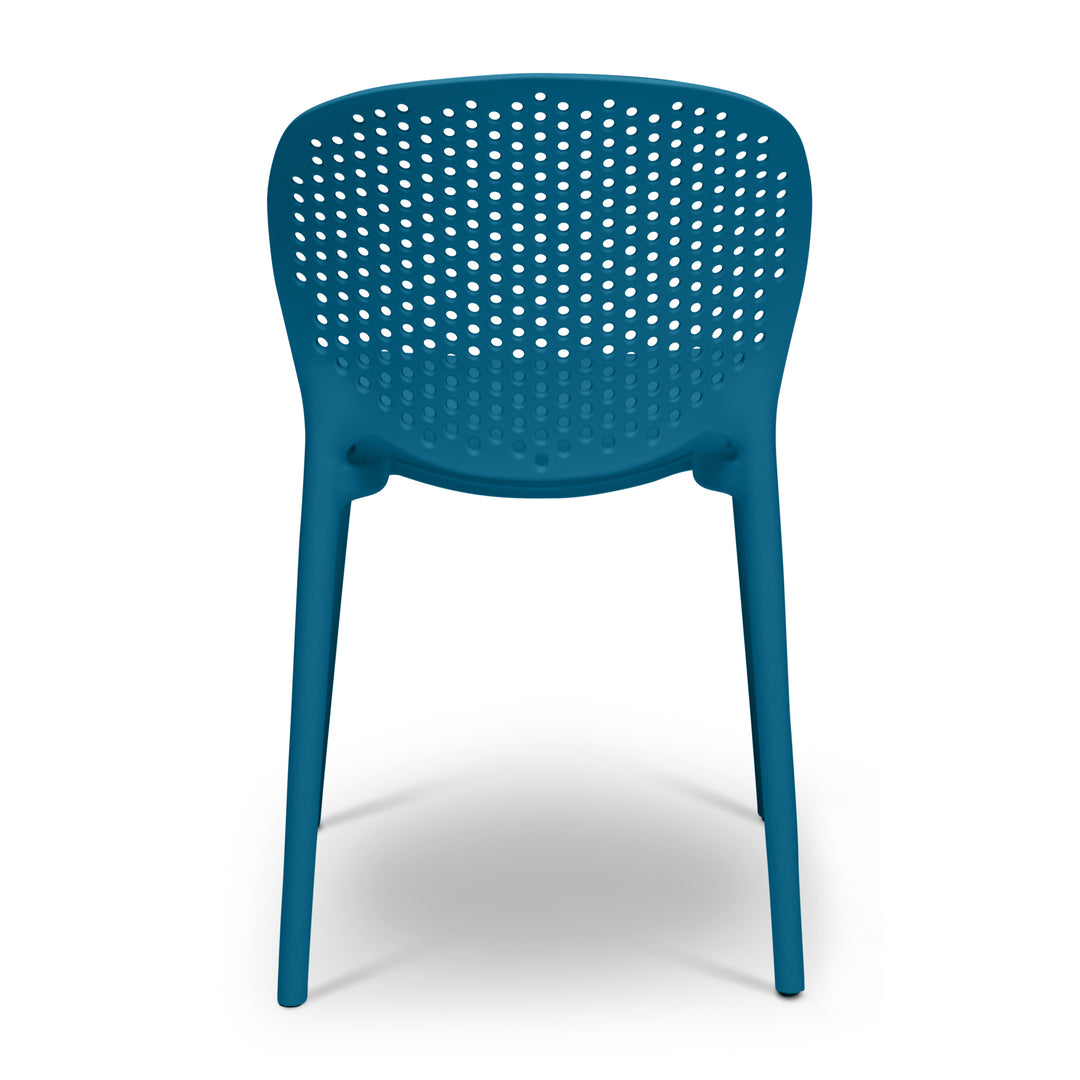 Bailey Stacking Dining Chair (Set of 4) - Navy Green
