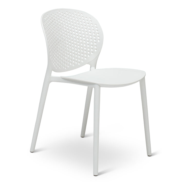 Bailey Stacking Dining Chair (Set of 4) - White