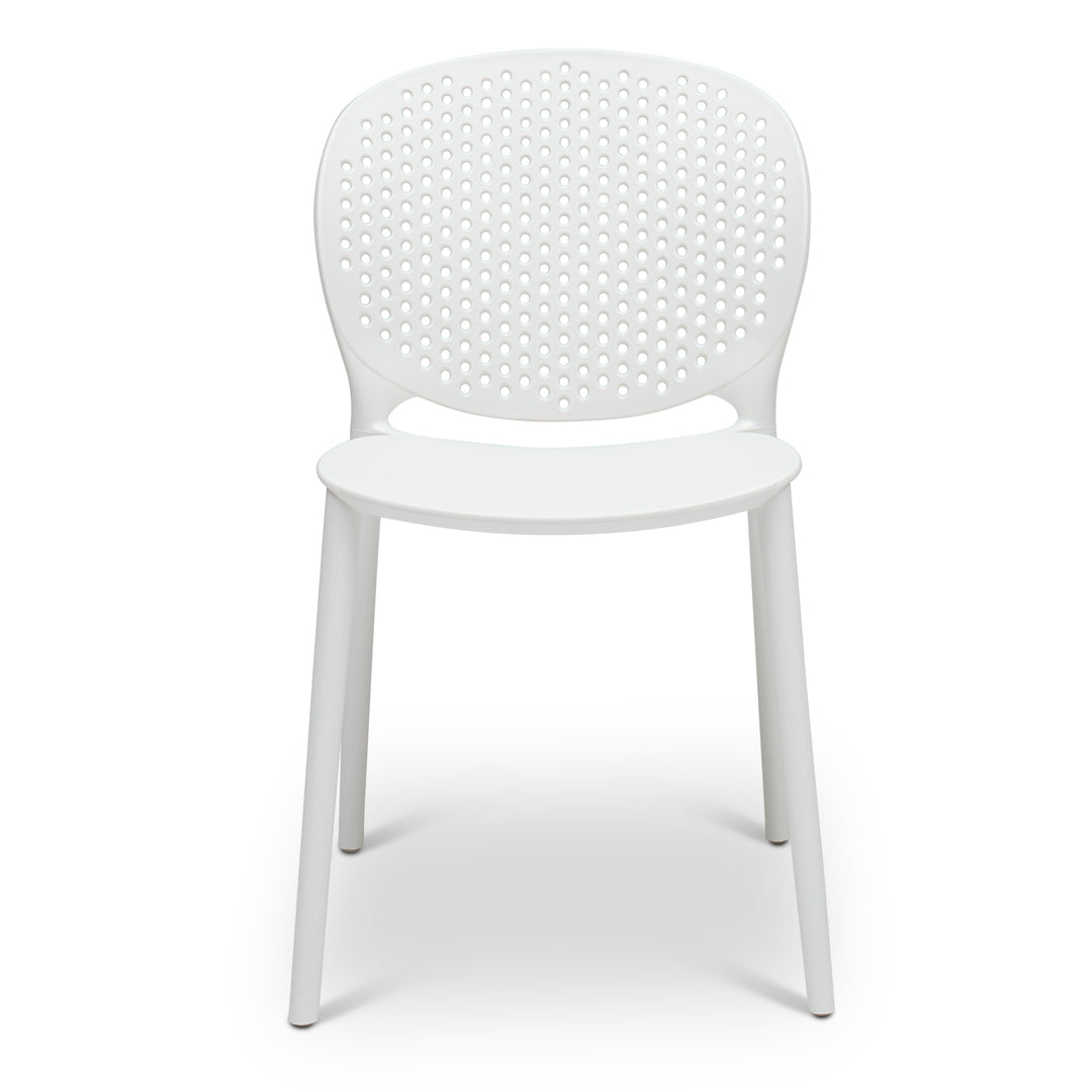 Bailey Stacking Dining Chair (Set of 4) - White