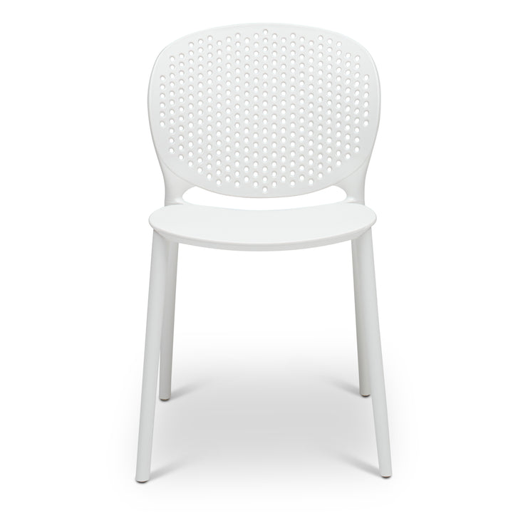 Bailey Stacking Dining Chair (Set of 4) - White