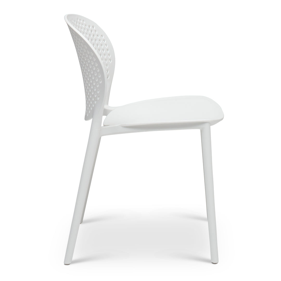 Bailey Stacking Dining Chair (Set of 4) - White