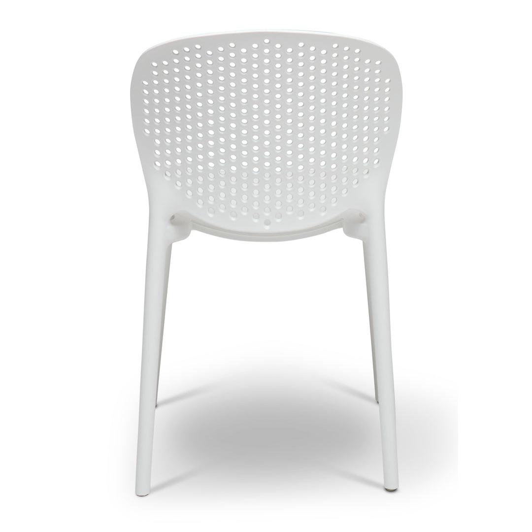 Bailey Stacking Dining Chair (Set of 4) - White