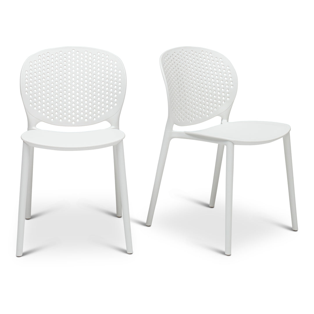 Bailey Stacking Dining Chair (Set of 4) - White