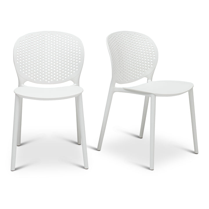 Bailey Stacking Dining Chair (Set of 4) - White