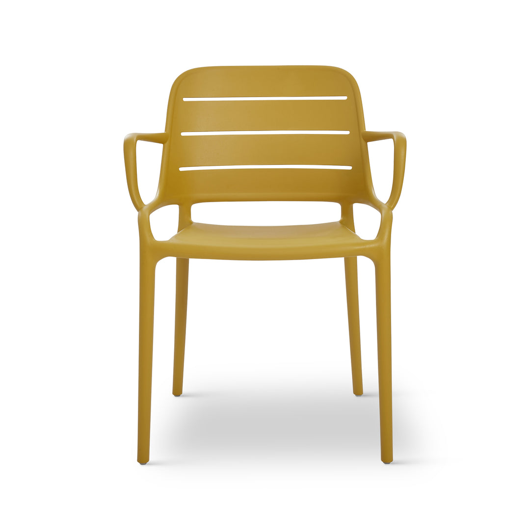 Jasper Stacking Arm Chair (Set of 4) - Ginger