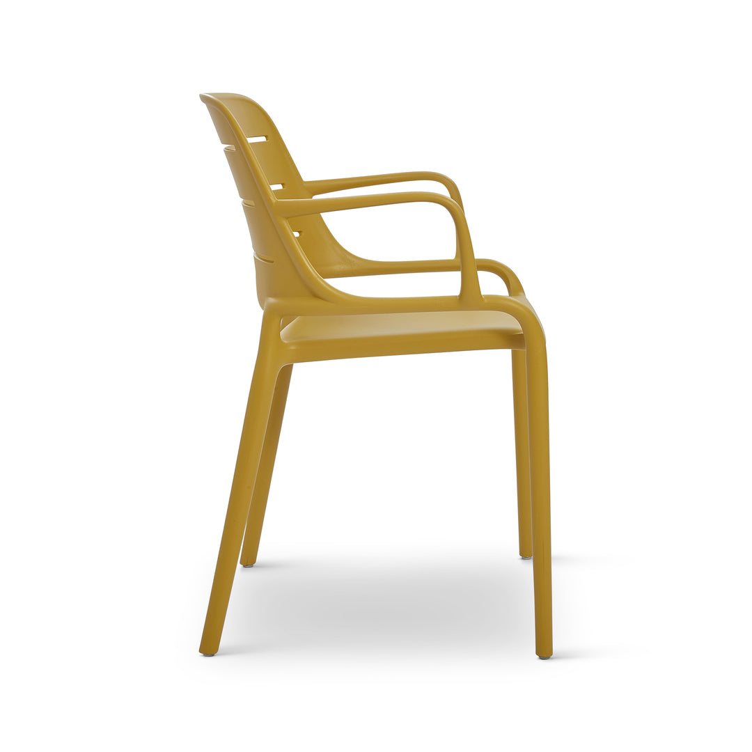 Jasper Stacking Arm Chair (Set of 4) - Ginger