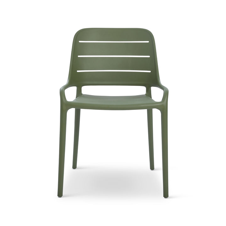 Jasper Stacking Dining Chair (Set of 4) - Army Green