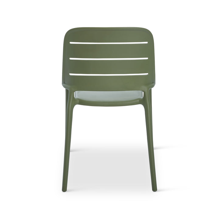 Jasper Stacking Dining Chair (Set of 4) - Army Green
