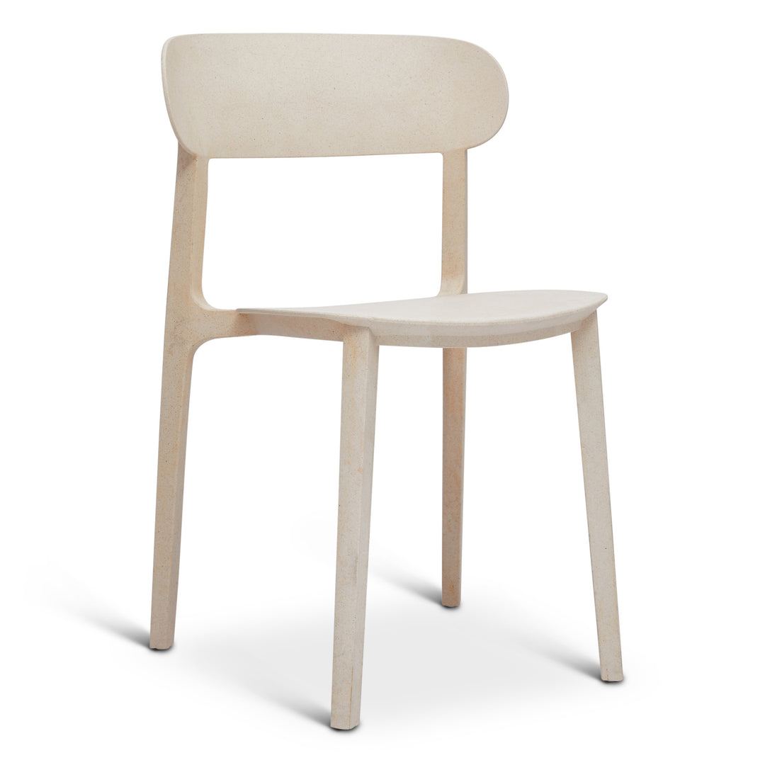 Spencer Stacking Dining Chair (Set of 4) - Beige