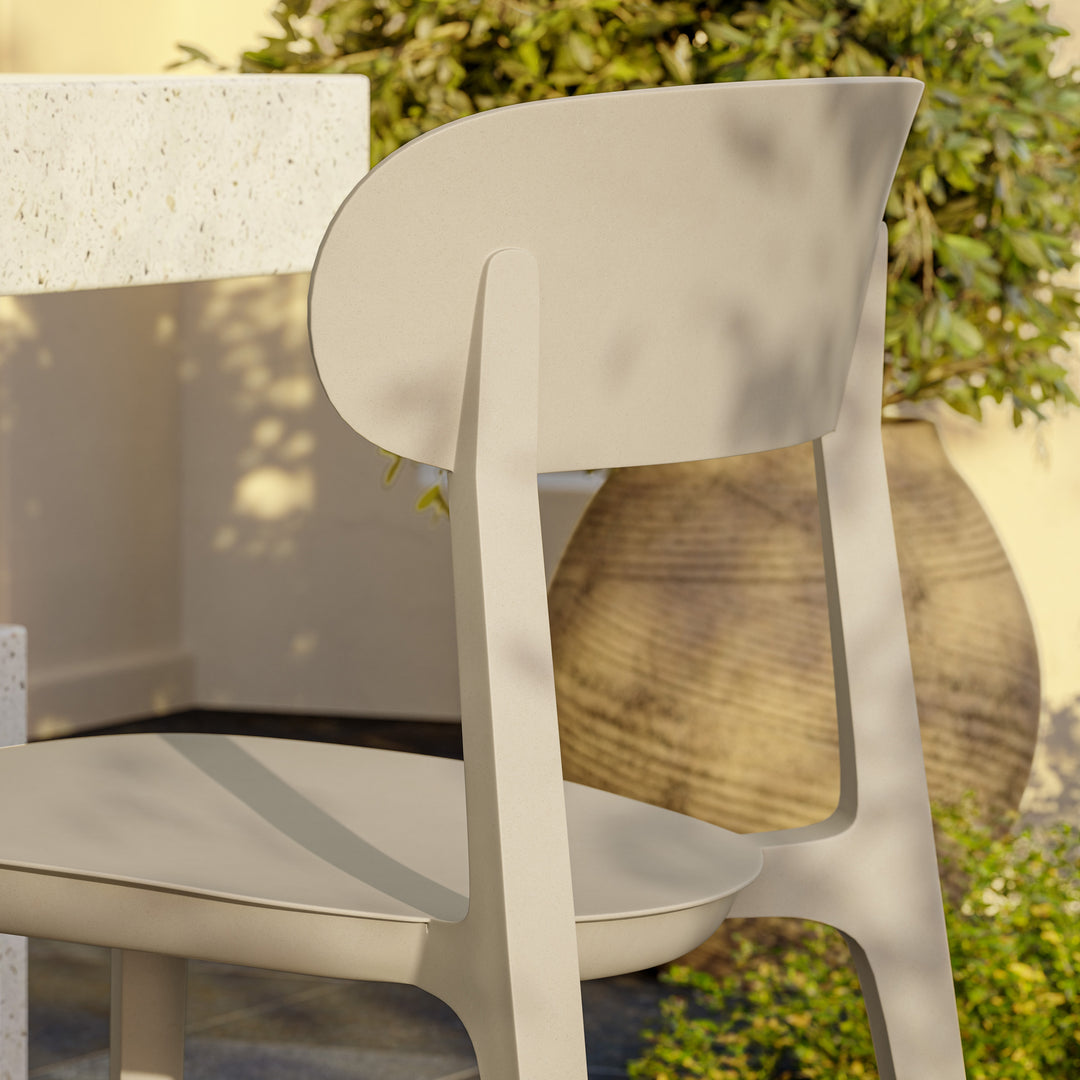 Spencer Stacking Dining Chair (Set of 4) - Beige