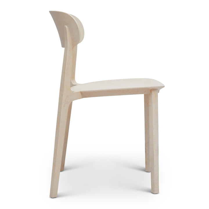 Spencer Stacking Dining Chair (Set of 4) - Beige