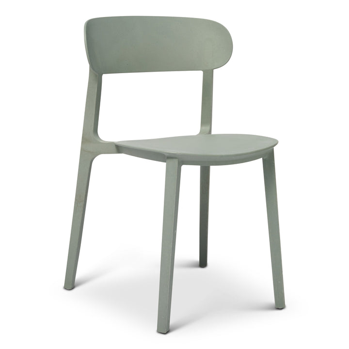 Spencer Stacking Dining Chair (Set of 4) - Moss Grey