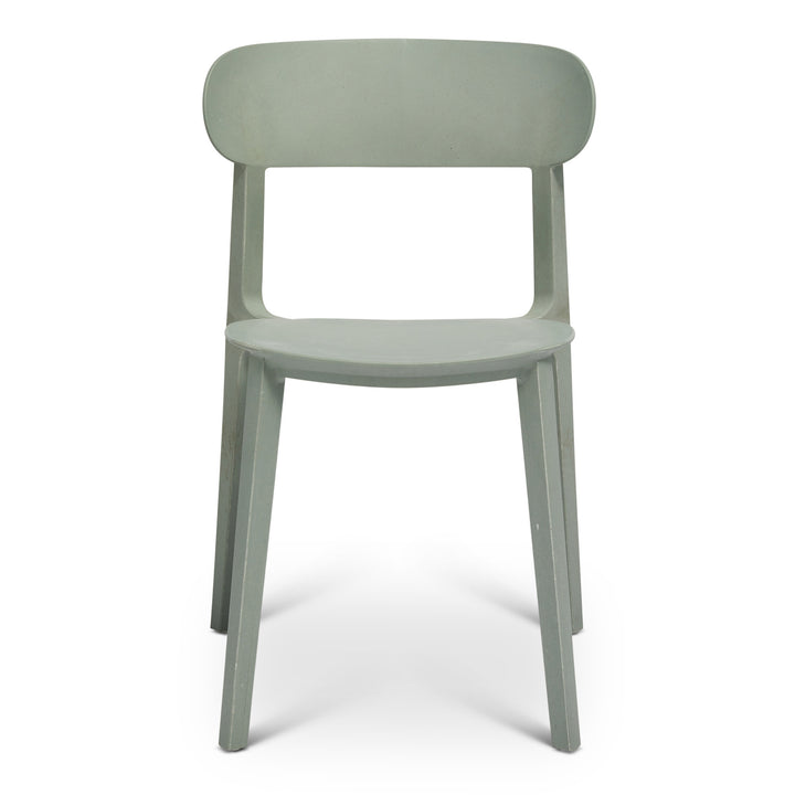 Spencer Stacking Dining Chair (Set of 4) - Moss Grey