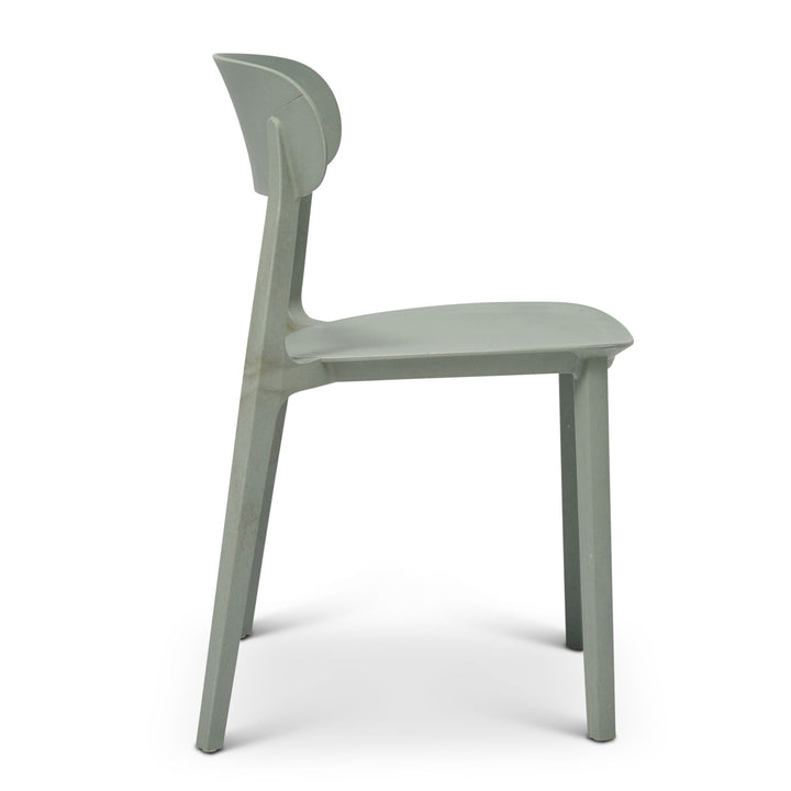 Spencer Stacking Dining Chair (Set of 4) - Moss Grey