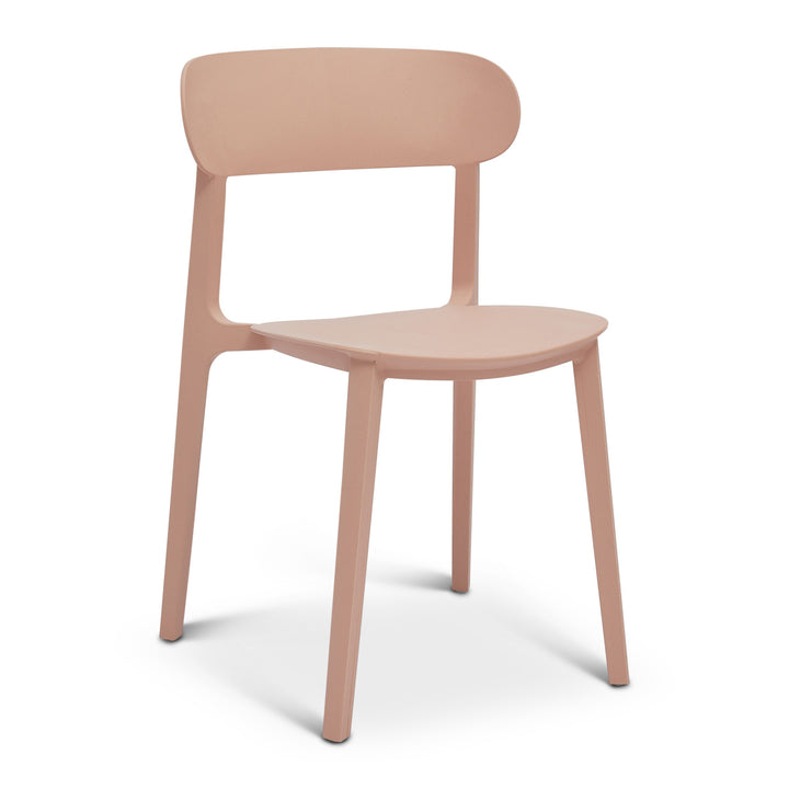 Spencer Stacking Dining Chair (Set of 4) - Dusty Rose