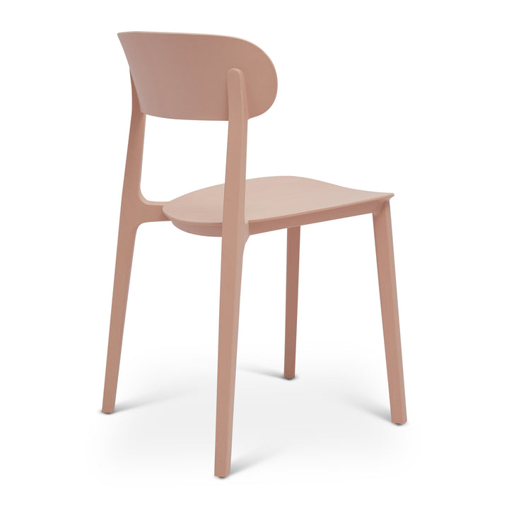 Spencer Stacking Dining Chair (Set of 4) - Dusty Rose