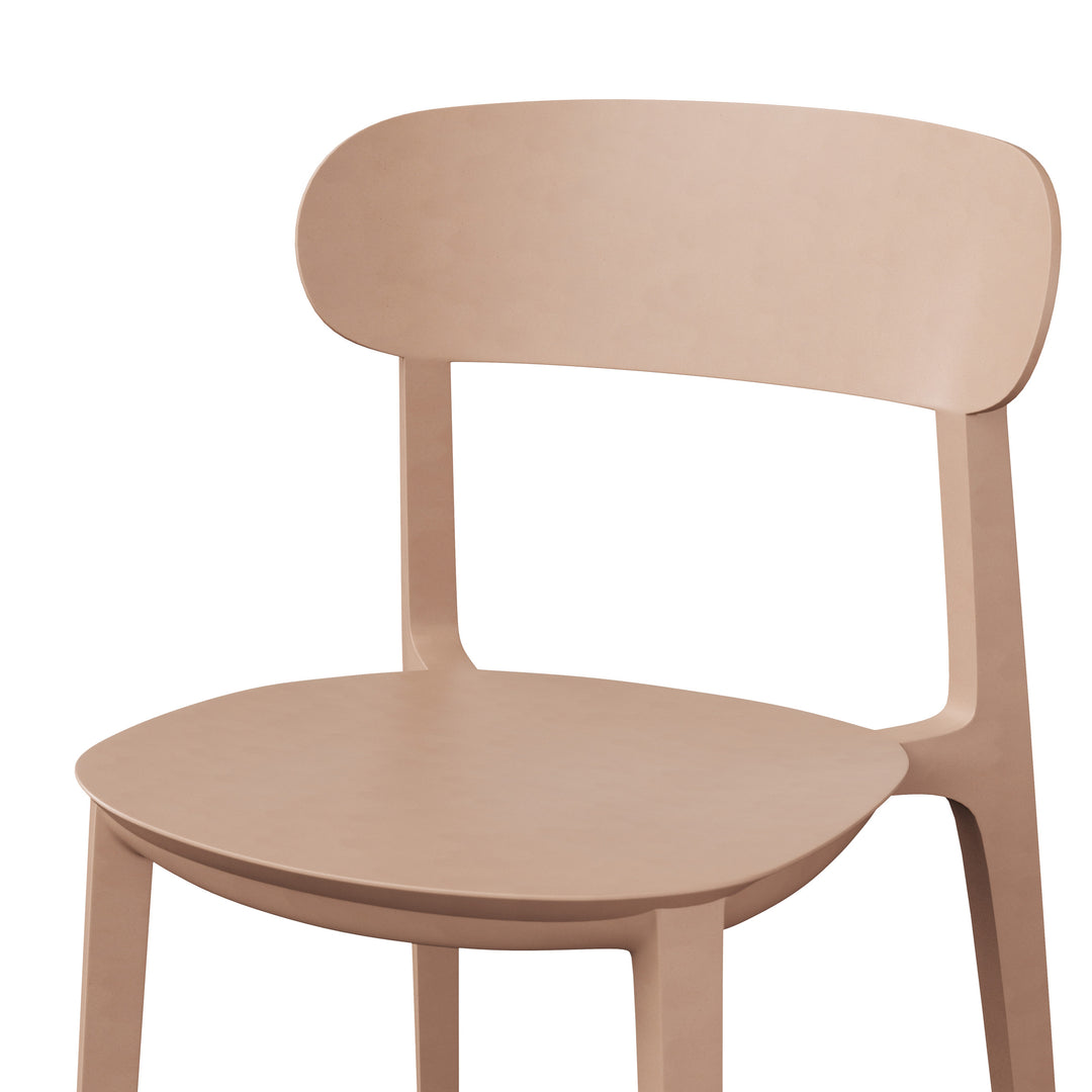 Spencer Stacking Dining Chair (Set of 4) - Dusty Rose