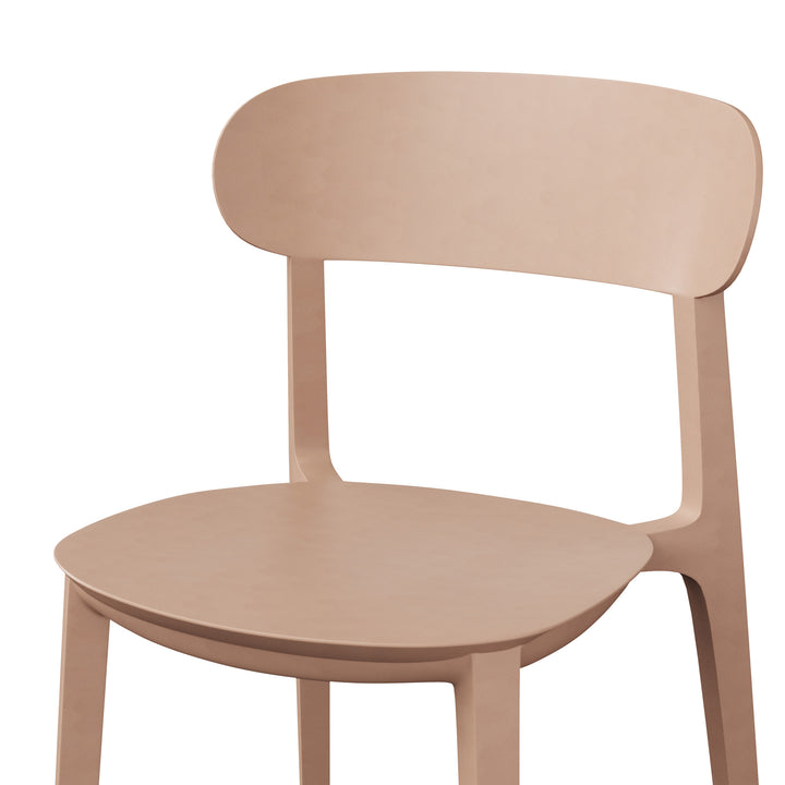 Spencer Stacking Dining Chair (Set of 4) - Dusty Rose