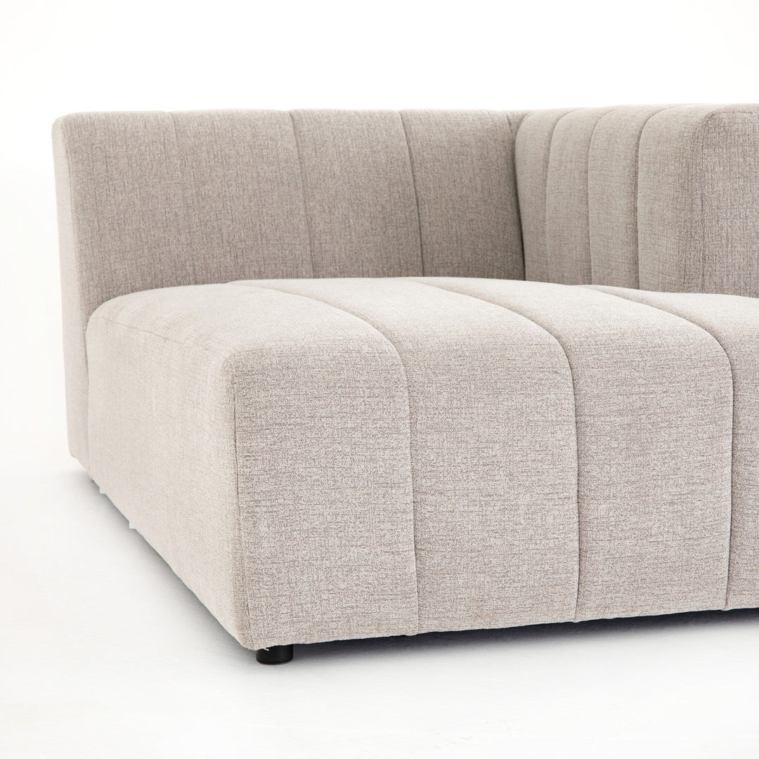 Four Hands - Langham Channeled RAF Chaise PC - CGRY-001-320-RAFC | American Home Furniture