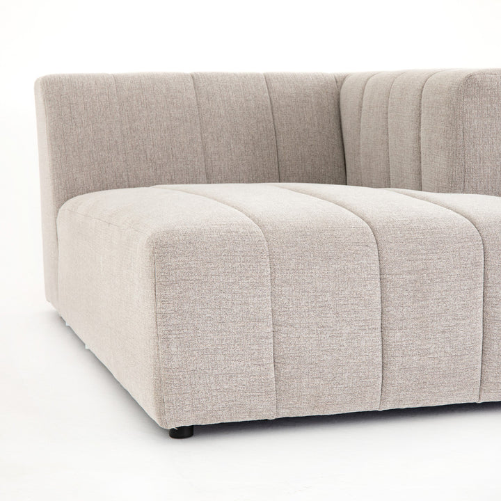 Four Hands - Langham Channeled RAF Chaise PC - CGRY-001-320-RAFC | American Home Furniture