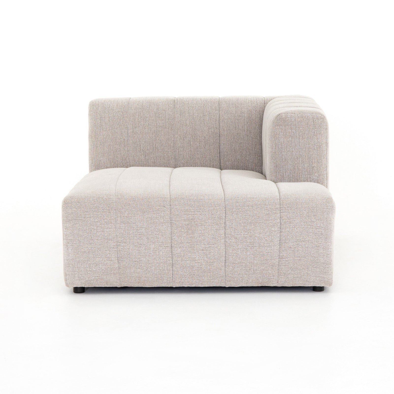 Four Hands - Langham Channeled RAF Chaise PC - CGRY-001-320-RAFC | American Home Furniture