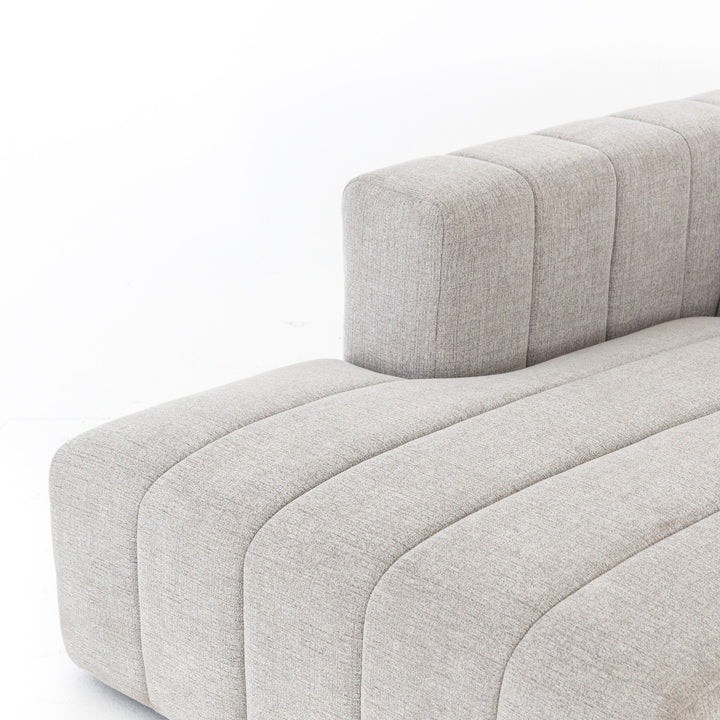 Four Hands - Langham Channeled 2PC Sectional LAF Chaise - CGRY-001-320-S4 | American Home Furniture