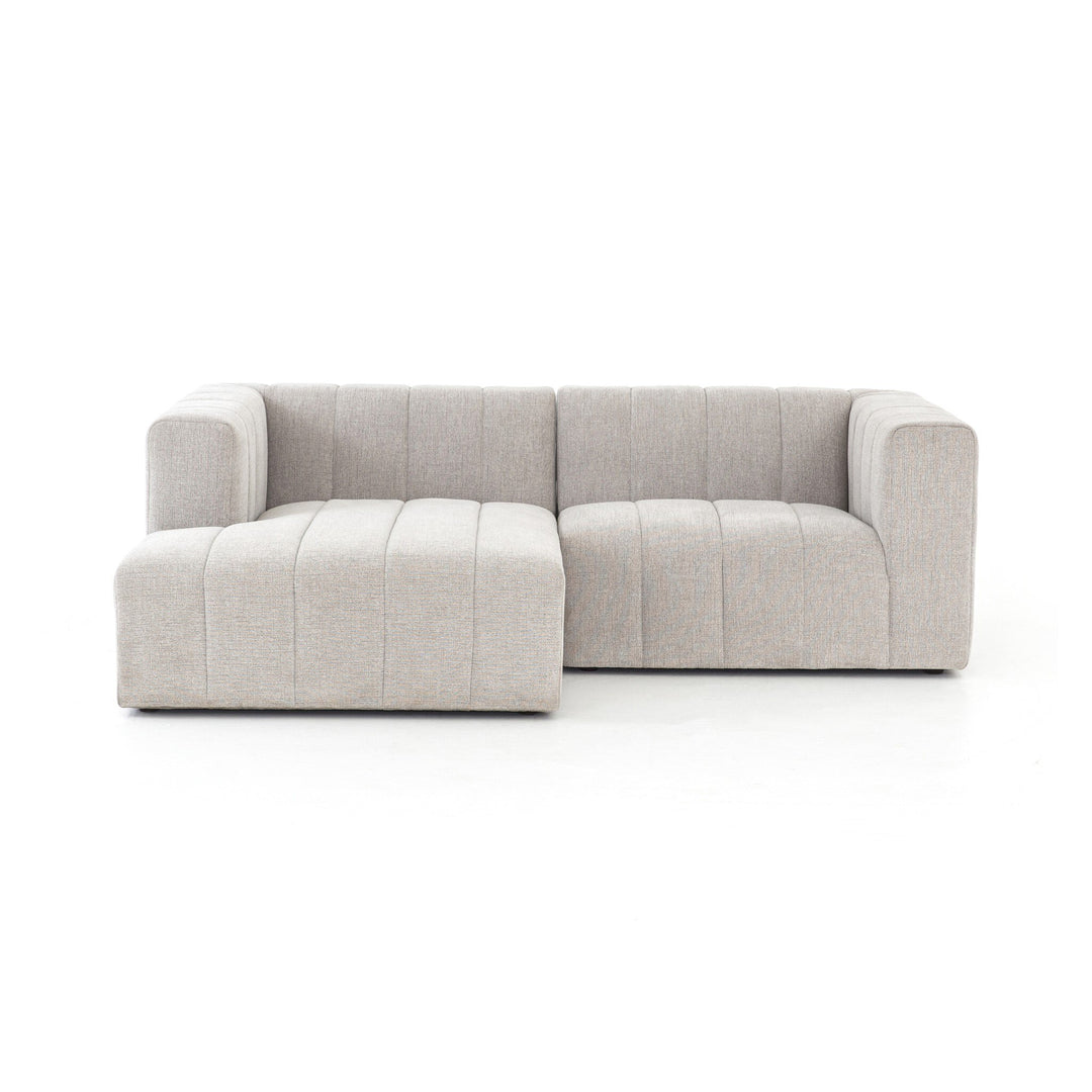 Four Hands - Langham Channeled 2PC Sectional LAF Chaise - CGRY-001-320-S4 | American Home Furniture