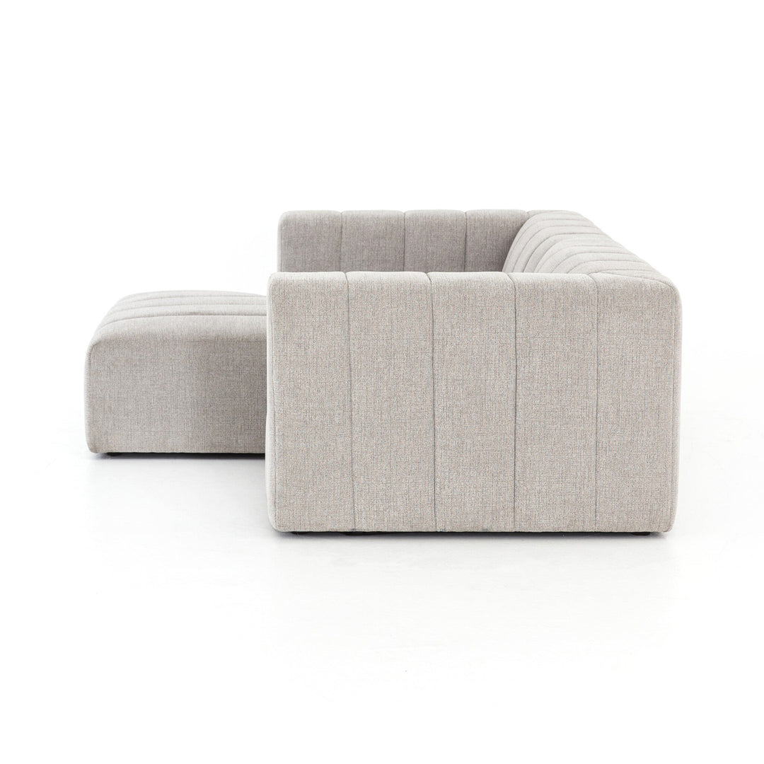 Four Hands - Langham Channeled 2PC Sectional LAF Chaise - CGRY-001-320-S4 | American Home Furniture