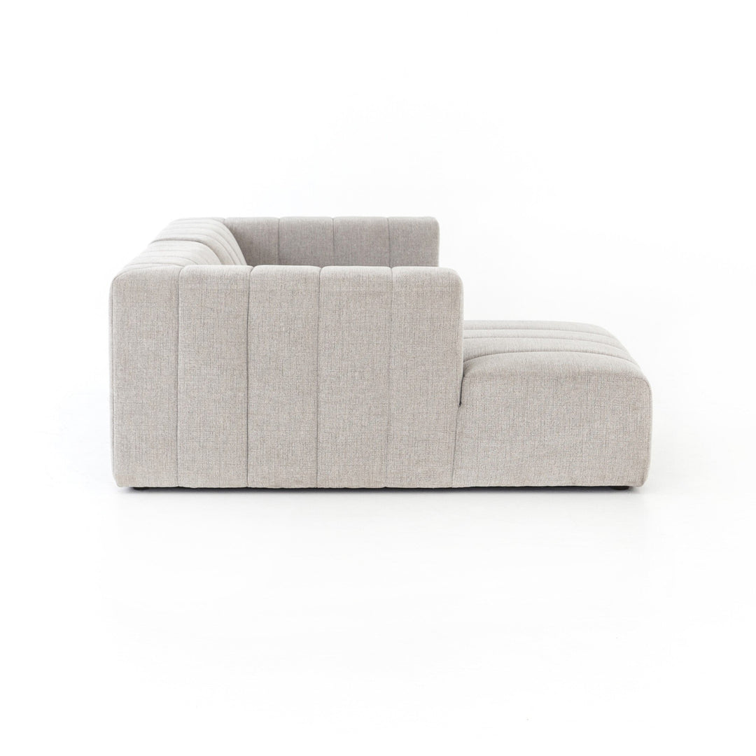 Four Hands - Langham Channeled 2PC Sectional LAF Chaise - CGRY-001-320-S4 | American Home Furniture