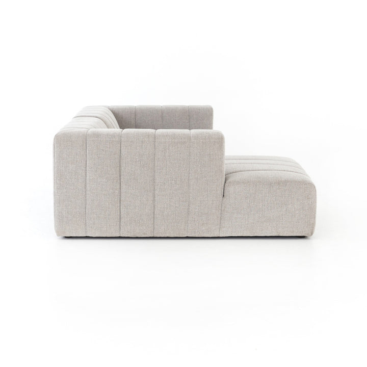 Four Hands - Langham Channeled 2PC Sectional LAF Chaise - CGRY-001-320-S4 | American Home Furniture