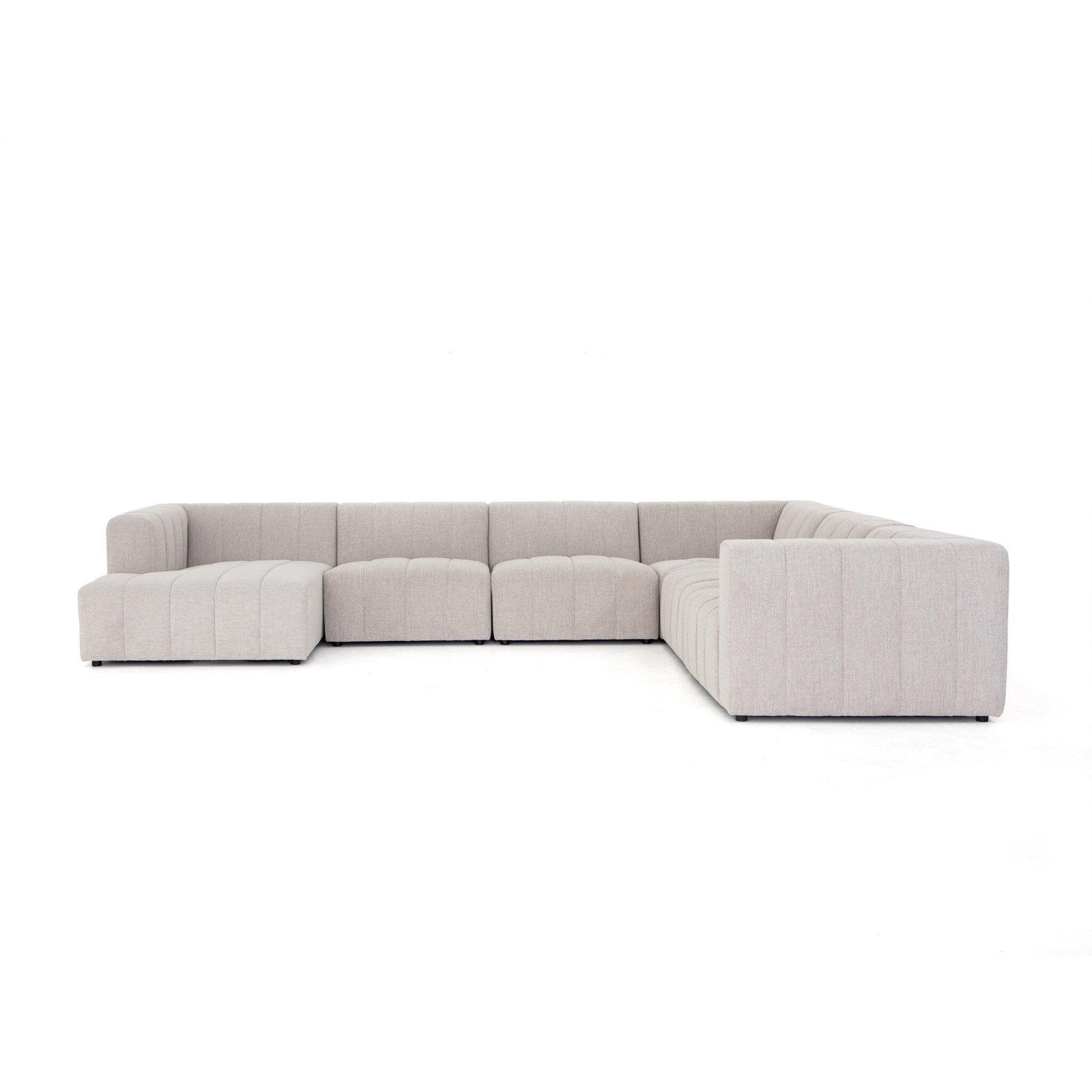 Four Hands - Langham Channeled 6-Piece Sectional - CGRY-001-320-S8 | American Home Furniture