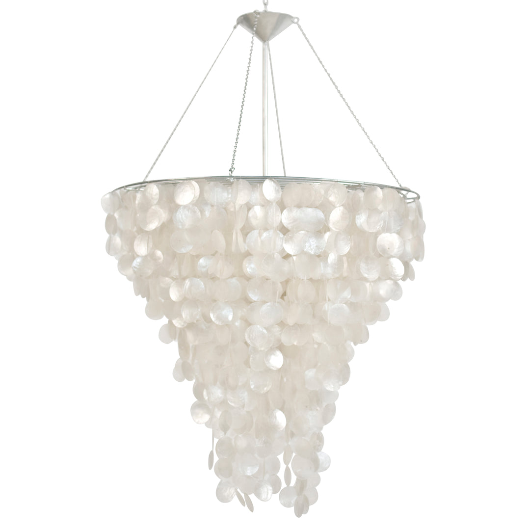 30"Dia Capiz Shell Chandelier - CHCAPIZ30