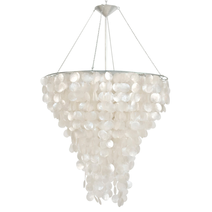 30"Dia Capiz Shell Chandelier - CHCAPIZ30