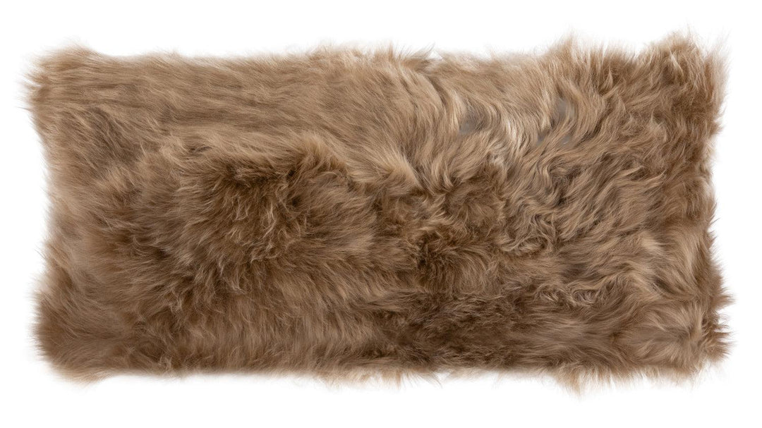 Longwool Sheepskin Lumbar Cushion - AmericanHomeFurniture