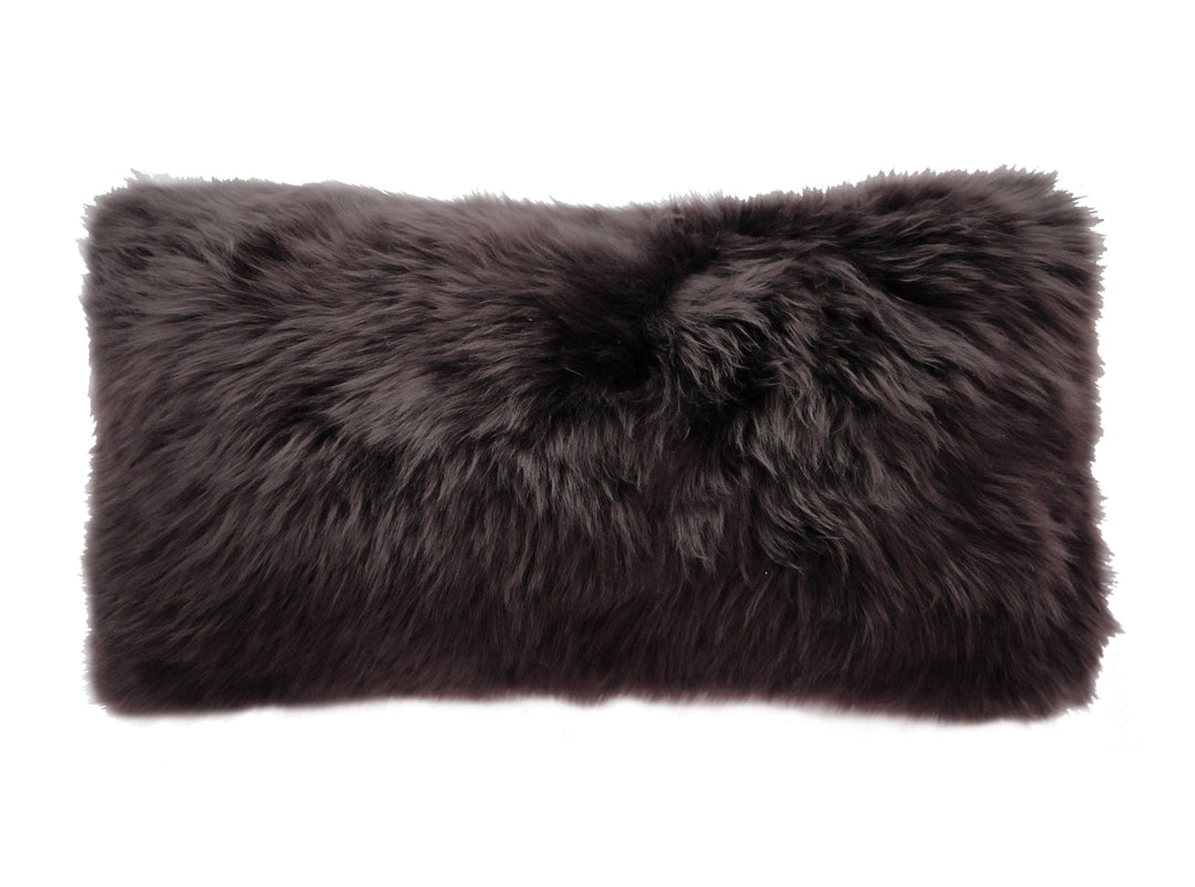 Longwool Sheepskin Lumbar Cushion - AmericanHomeFurniture