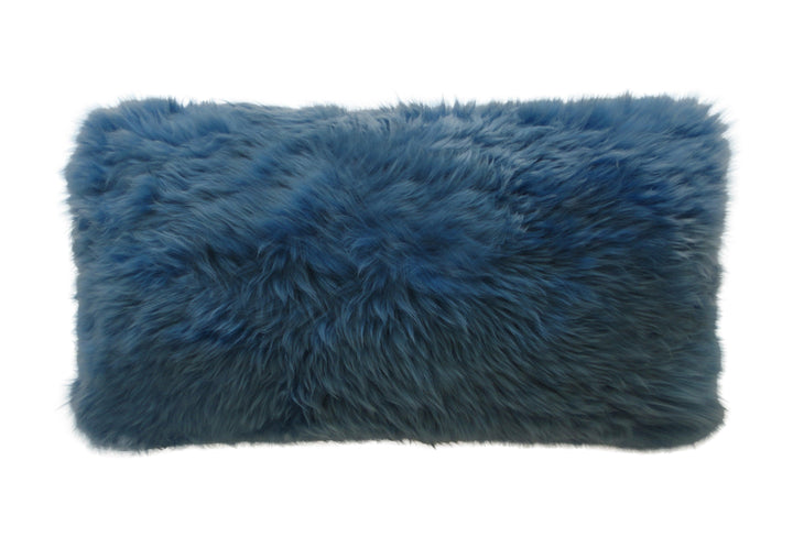 Longwool Sheepskin Lumbar Cushion - AmericanHomeFurniture