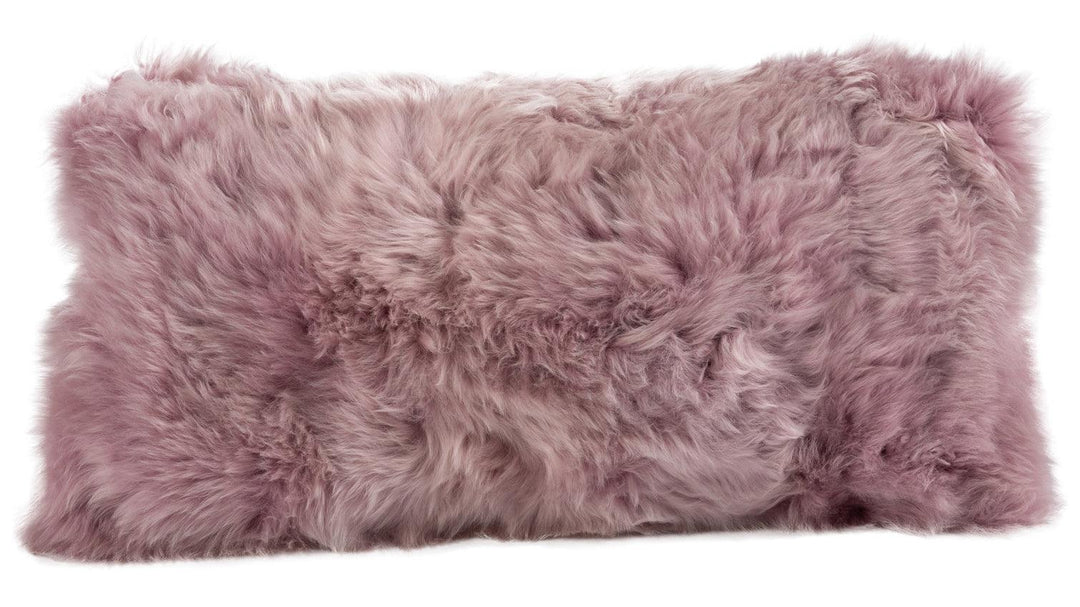 Longwool Sheepskin Lumbar Cushion - AmericanHomeFurniture