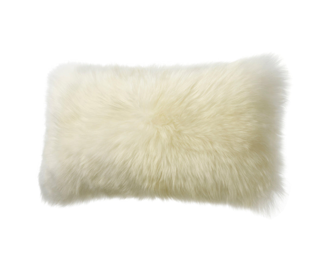 Longwool Sheepskin Lumbar Cushion - AmericanHomeFurniture