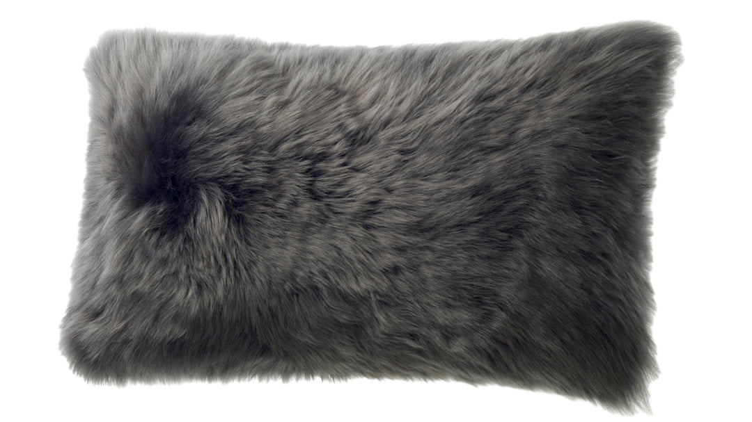 Longwool Sheepskin Lumbar Cushion - AmericanHomeFurniture