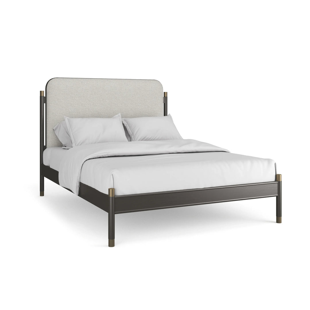 Campaign Queen Bed - AmericanHomeFurniture