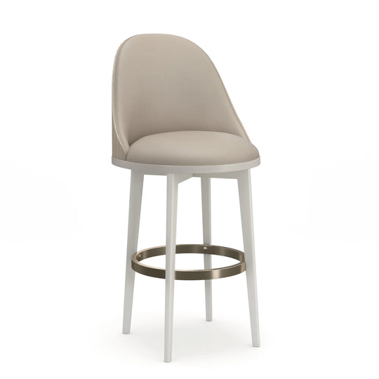 Caracole - Another Round Bar Stool - CLA-024-301 | American Home Furniture