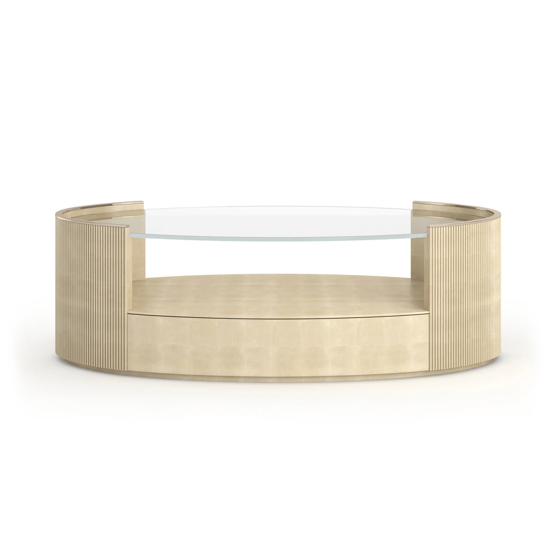 Love Oval Cocktail Table - AmericanHomeFurniture