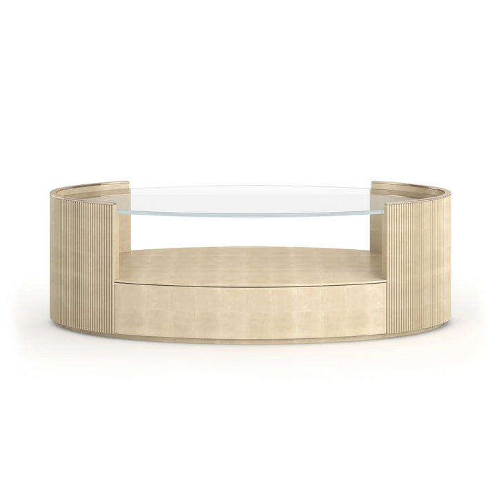 Love Oval Cocktail Table - AmericanHomeFurniture