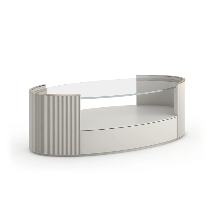 Love Oval Cocktail Table - AmericanHomeFurniture