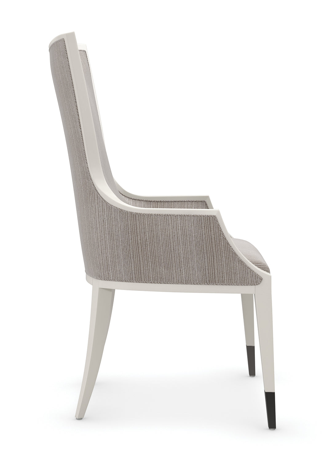 American Home Furniture | Caracole - Classic Lady Grey Arm Chair