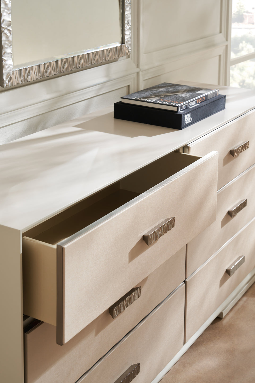 American Home Furniture | Caracole - Classic Silver Lining Dresser